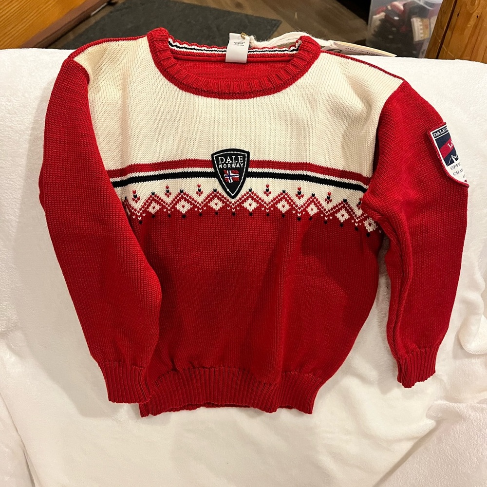 Brand New Kids Lahti Dale of Norway Sweater size 6